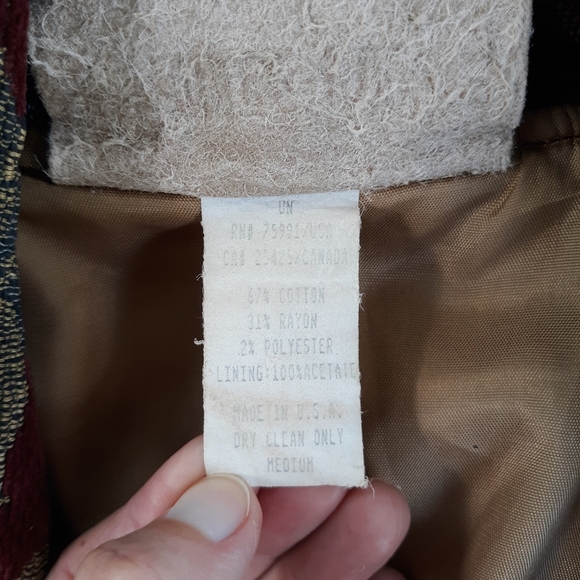 Vintage Painted Pony Tapestry Jacket size Medium - Picture 5 of 7